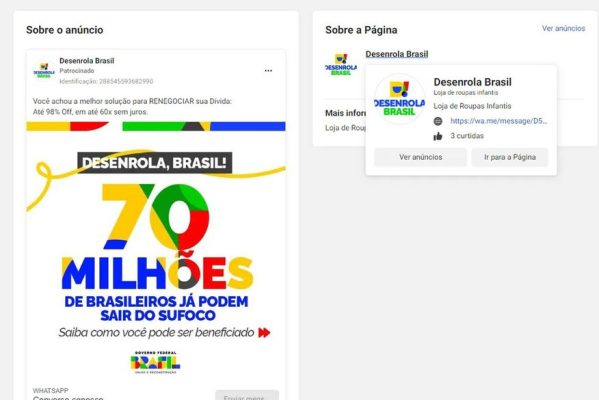 anuncio_desenrola-599x400 Desenrola Brasil: Meta e Google mantêm links patrocinados com golpes