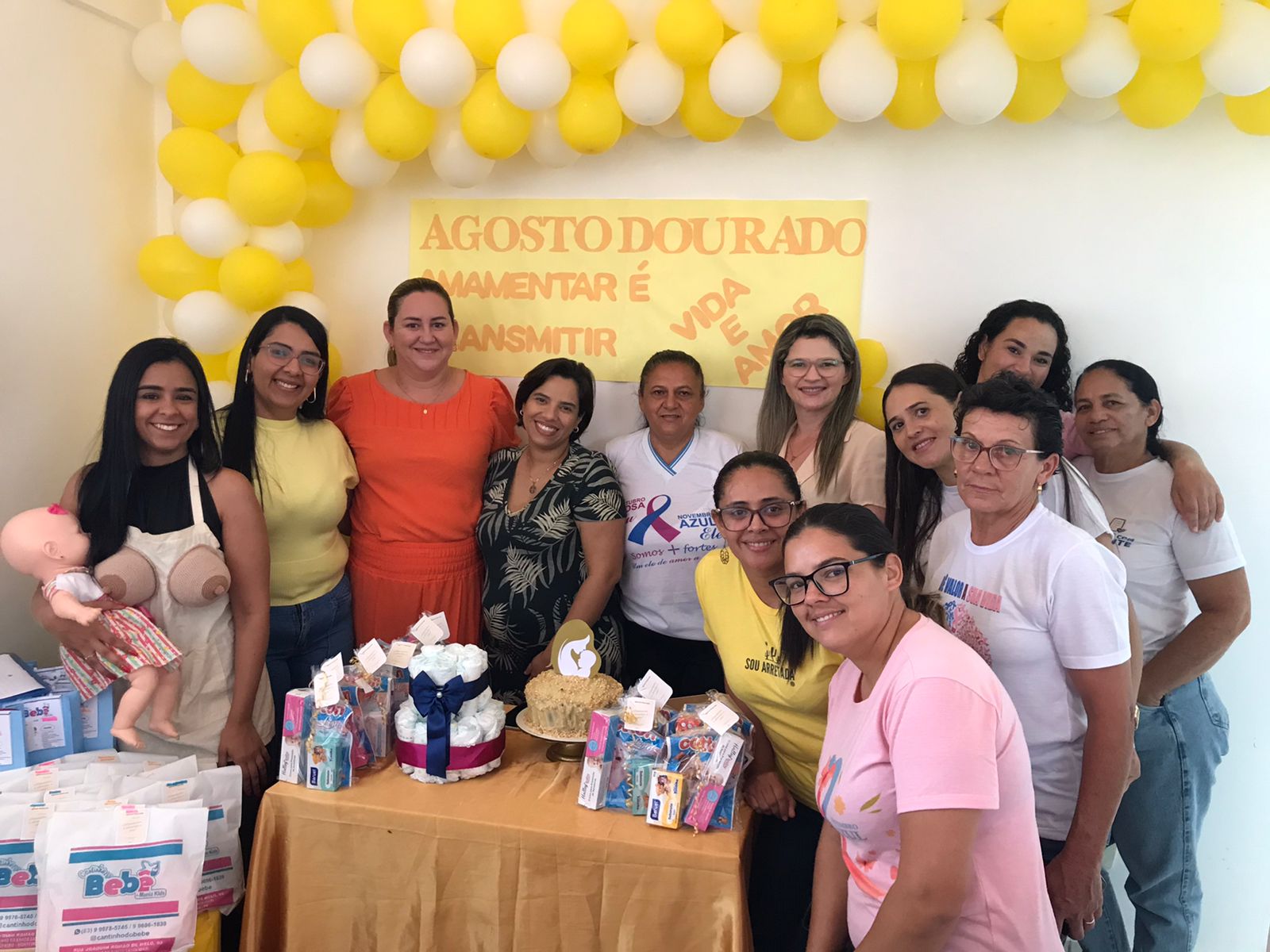 Agosto-Dourado-1 Secretaria de Saúde de Monteiro realiza ações na Campanha do Agosto Dourado para estimular a amamentação