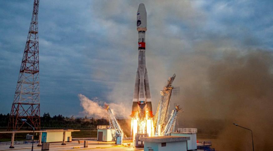 foguete-soyuz-2.1b-russia Sonda russa Luna-25 sofre falha técnica e colide com superfície da Lua