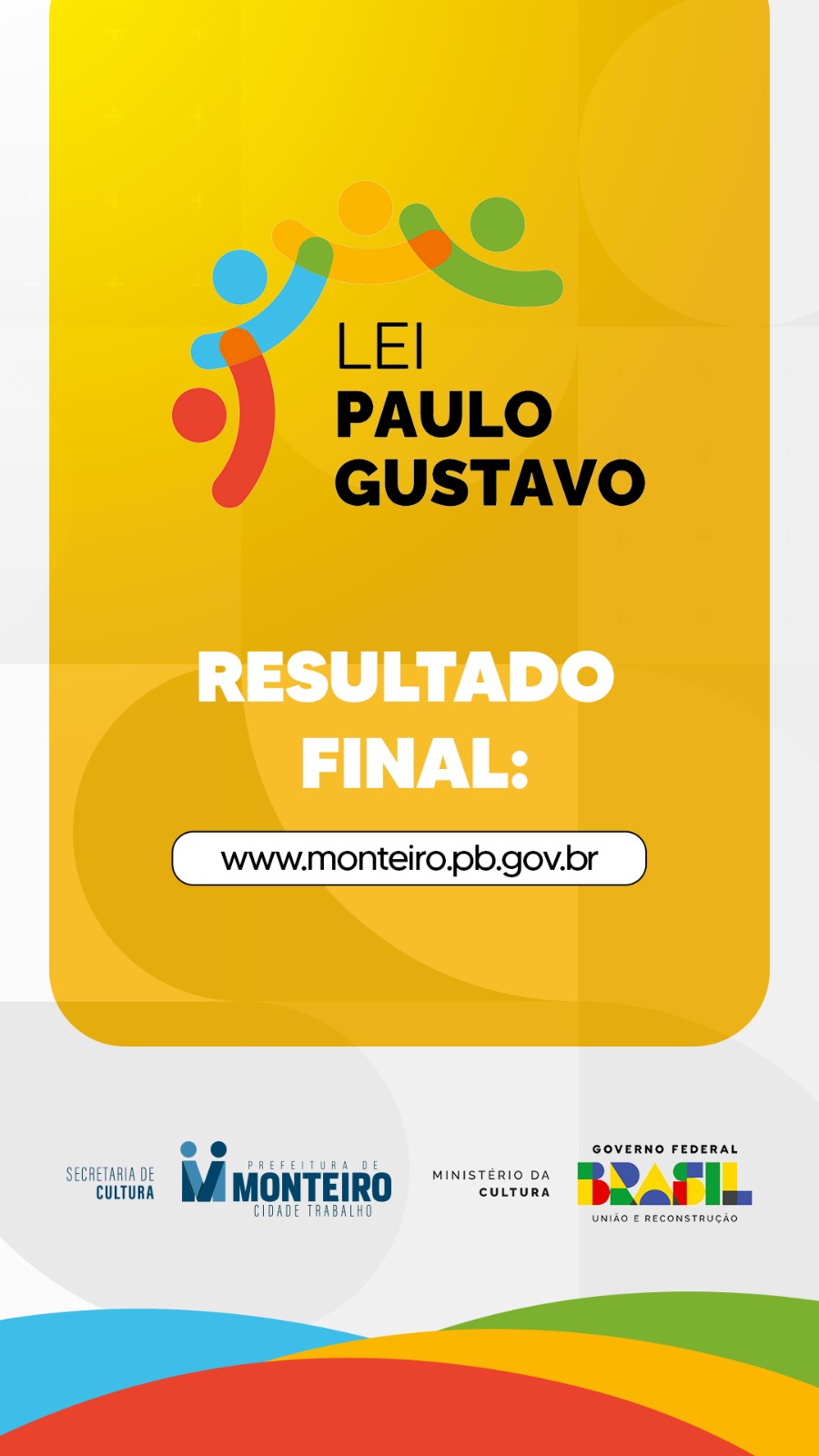 Resultado-Final Secretaria de Cultura de Monteiro divulga resultado final dos classificados para fomento ao audiovisual da Lei Paulo Gustavo