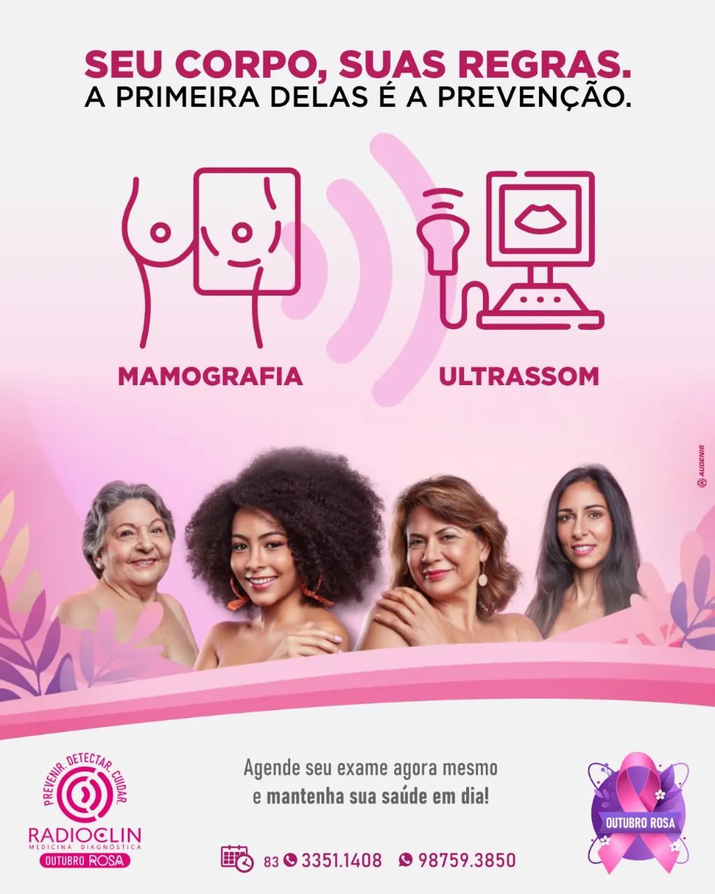 630177103 Outubro Rosa: Realize seu exame de Mamografia na clínica de imagem Radioclin em Monteiro