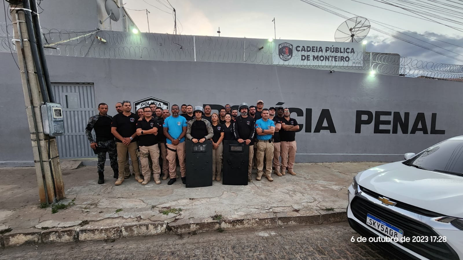 IMG-20231006-WA0563 Policiais penais e militares de Monteiro participam de curso de Intervenção em Ambientes Prisionais