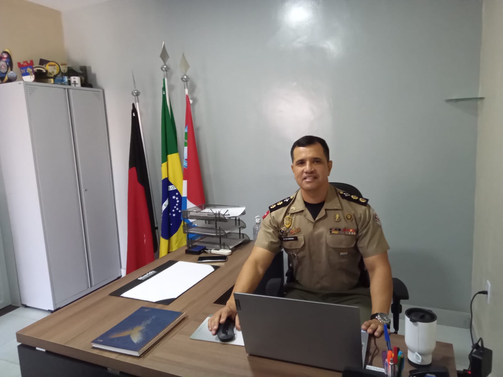 tenente-germano Tenente Coronel Germano assume comando do 11º Batalhão de Polícia Militar em Monteiro