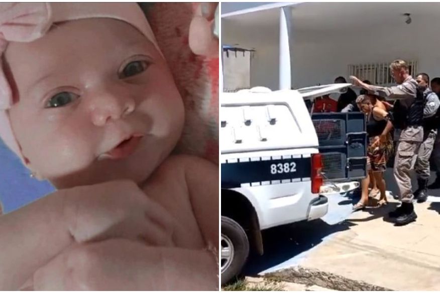 crianca_morta_mulher_presa Bebê de seis meses é espancada e morre em São José de Piranhas; mãe e companheira são presas suspeitas do crime
