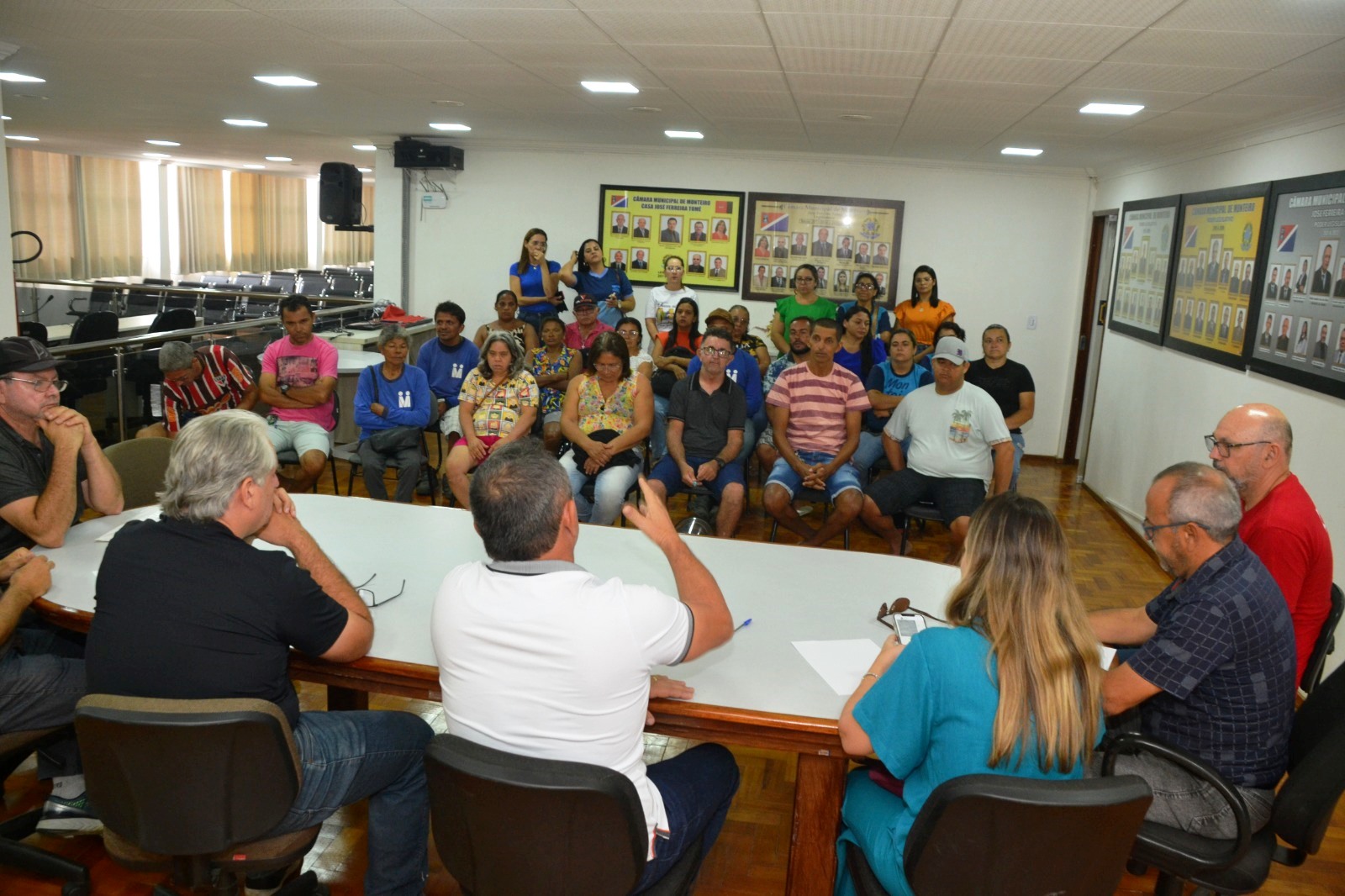 Audiencia-Servidores-Municipais01 Prefeita Lorena recebe servidores municipais e discute PCCR de várias categorias e 30 horas do magistério