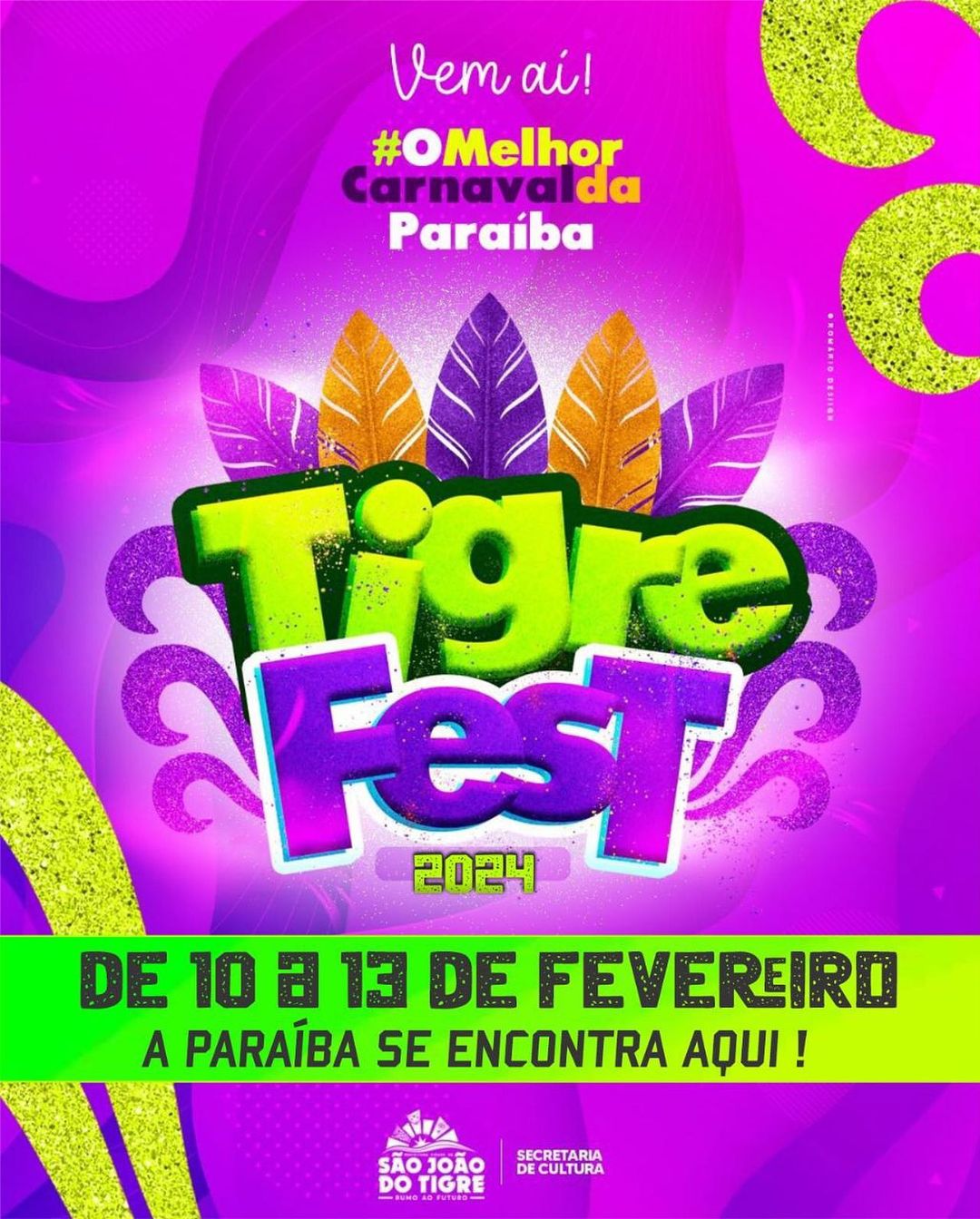 417419288_202320272967057_5920303297931944474_n Tigre Fest 2024 promete agitar o carnaval no interior da Paraíba