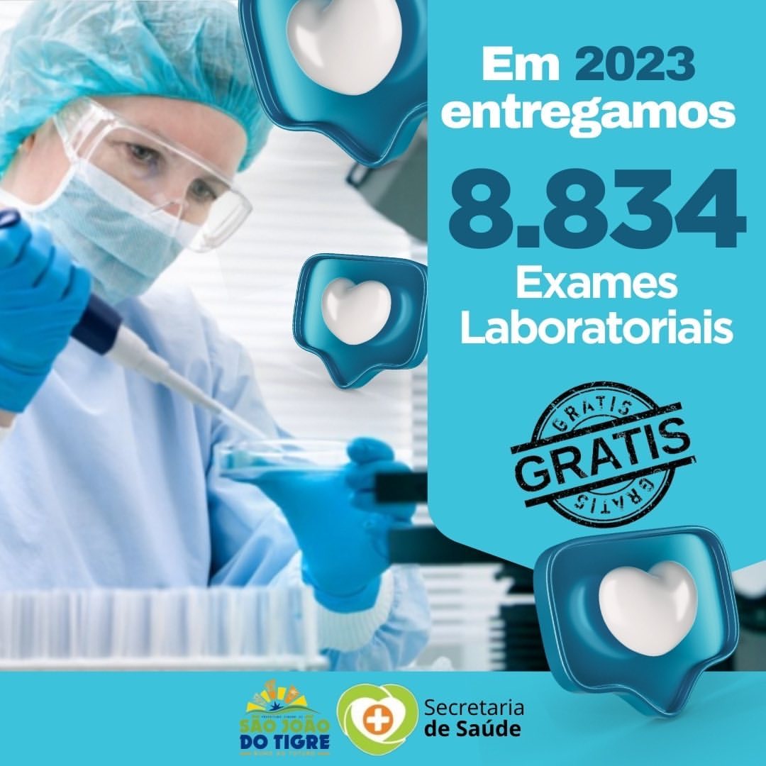419496709_702708778703329_6548930926105011064_n Prefeitura de São João do Tigre Entrega quase 9 mil exames laboratoriais
