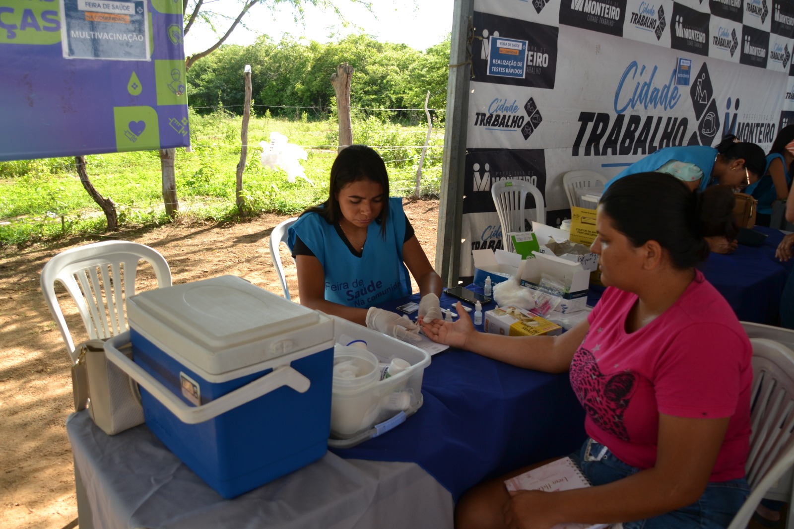 IMG-20240307-WA0007 Em mais uma ação, Feira de Saúde leva serviços para a comunidade de Pocinhos na zona rural de Monteiro