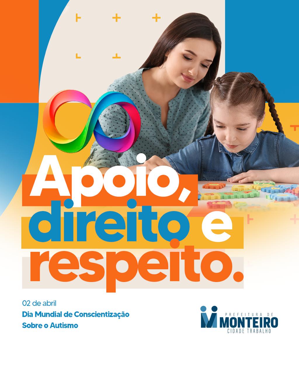 ABRIL-AZUL-2 ABRIL AZUL: Em Dia Mundial de Conscientização sobre o Autismo, Secretaria de Saúde de Monteiro inicia mês trazendo informações importantes sobre o tema
