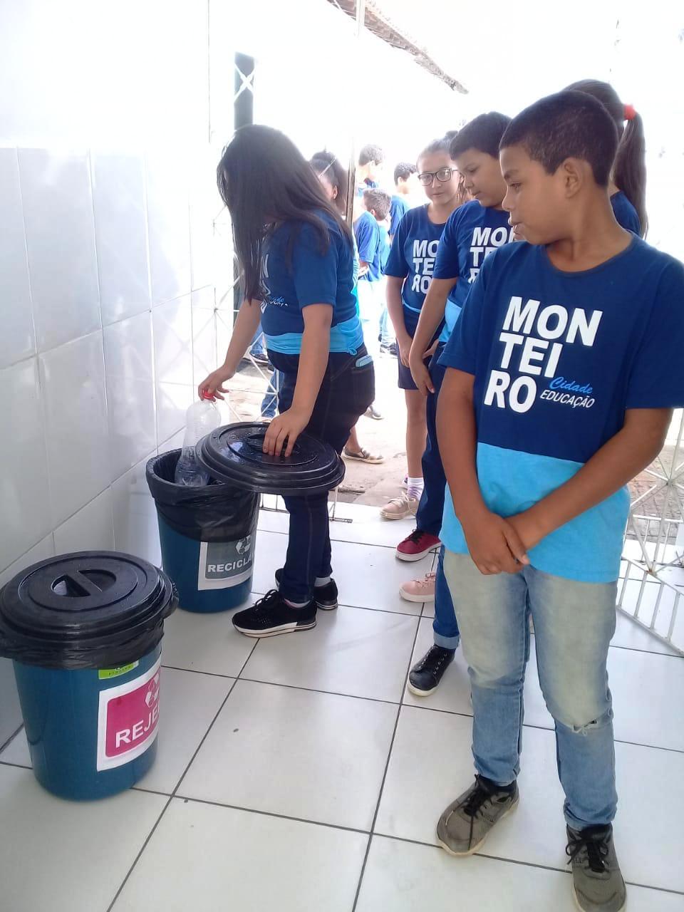 recicla-na-escola3 Prefeitura de Monteiro lança projeto de coleta de materiais recicláveis nas escolas
