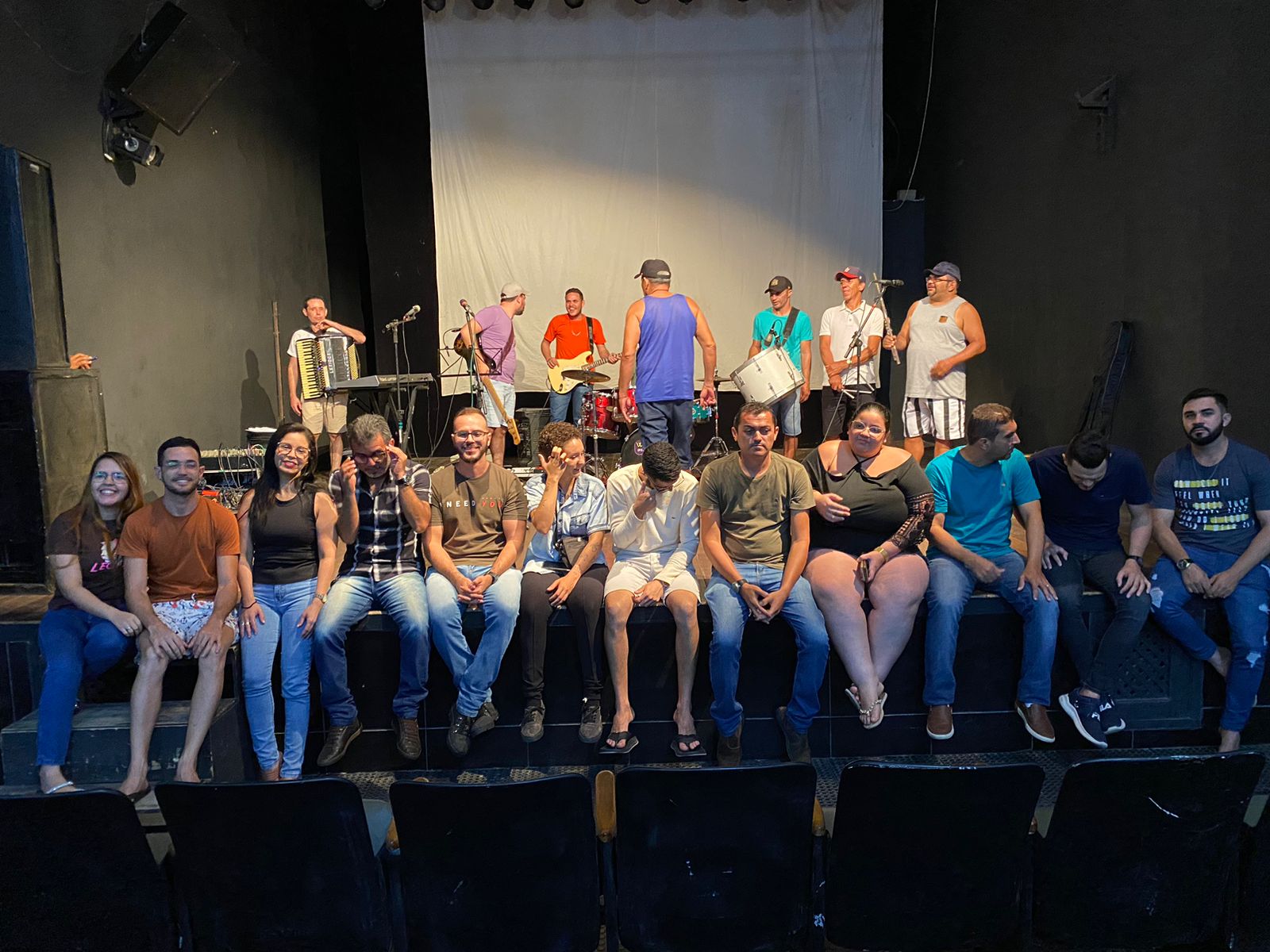 Acorde-para-a-Cancao-1 “Acorde para a Canção”: Artistas que irão concorrer ao I Festival de Música de Monteiro realizam ensaio