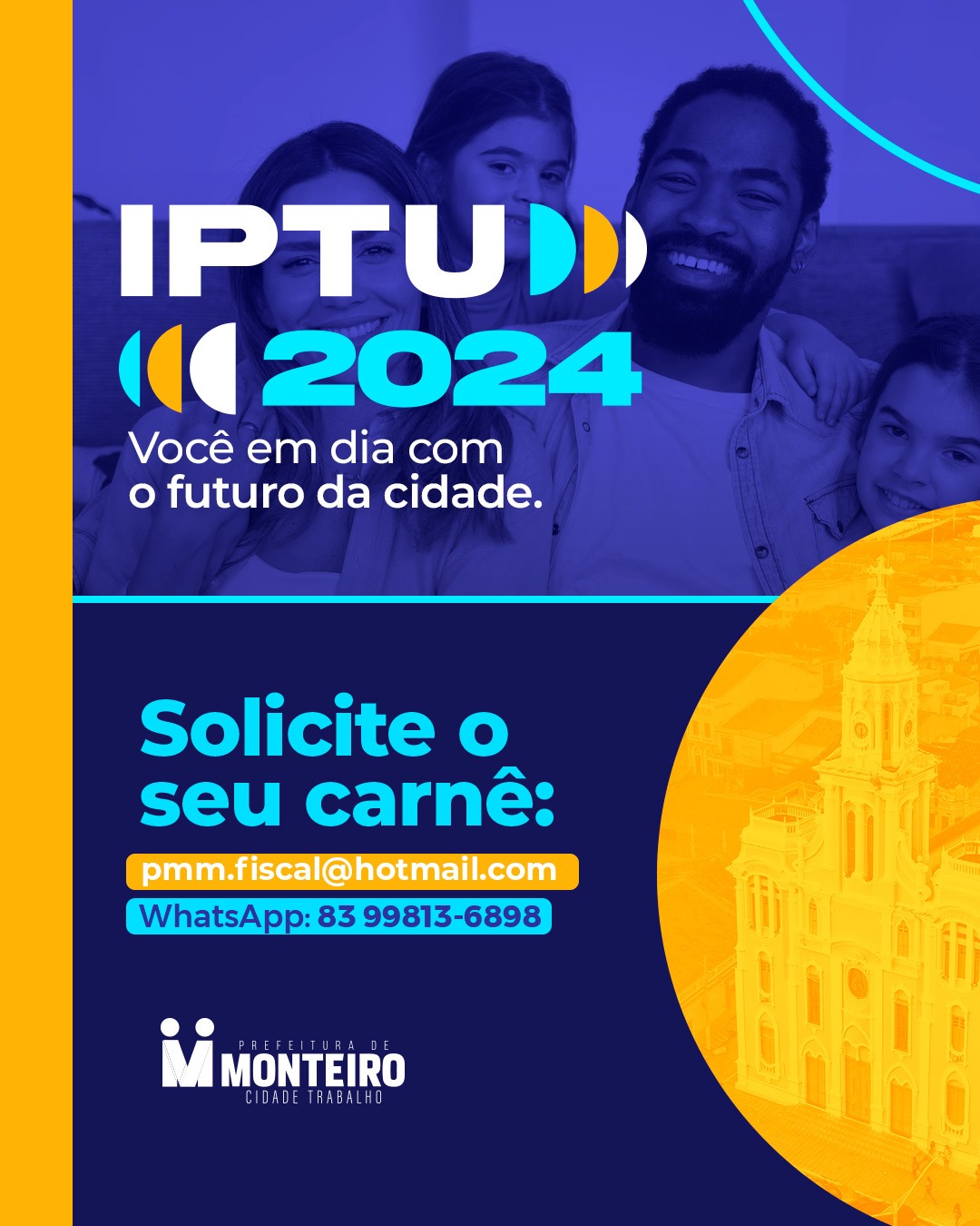 IPTU2024-2 Secretaria de Finanças prorroga prazo para pagamento do IPTU com desconto de 20%