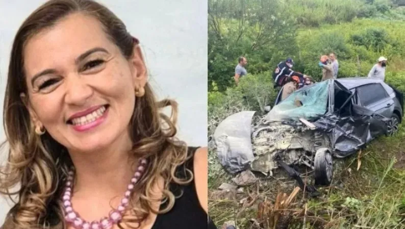 3bbb8d616c21cd0b898e7ef140323e94 Professora morre em acidente envolvendo dois carros, na Paraíba