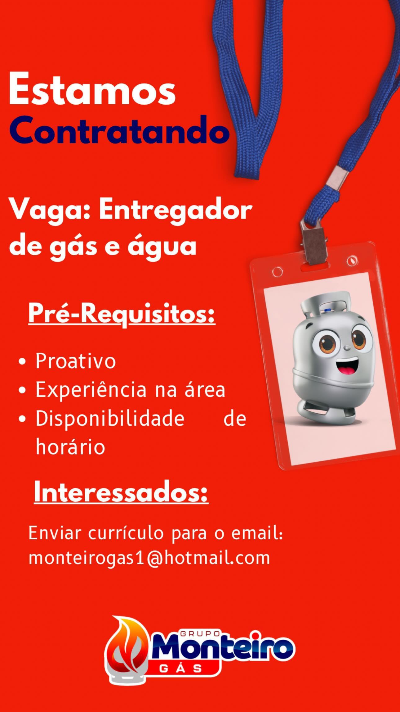 450242058_1175328076993032_7294355580781095742_n Oportunidade de Emprego: Monteiro Gás Abre Vaga para Entregador de Gás e Água