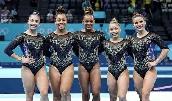 Brasil-Ginastica Brasil conquista medalha inédita por equipes da ginástica artística