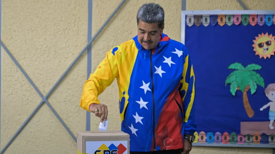 maduro-vota-em-caracas-nas-eleicoes-presidenciais-da-venezuela-1722163659037_v2_900x506.jpg 'Vou respeitar o resultado oficial', diz Maduro sobre eleições na Venezuela