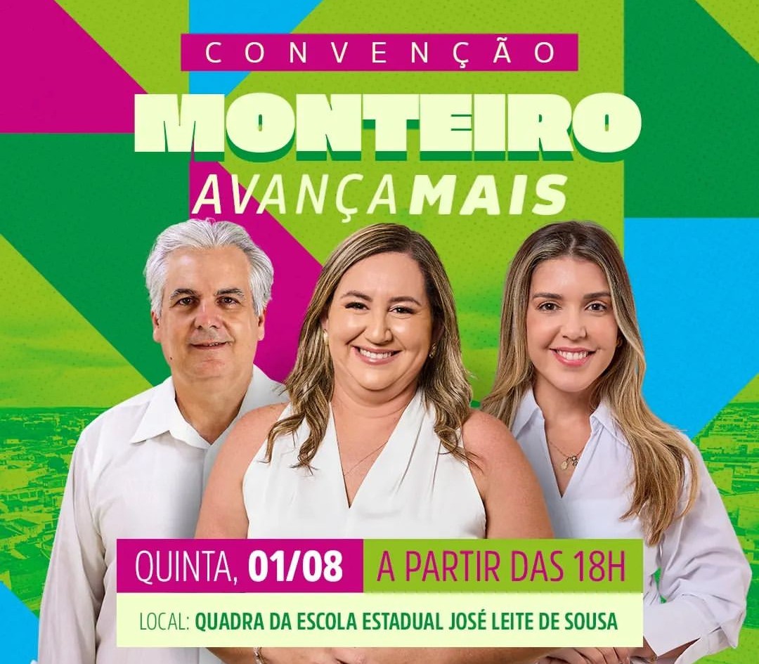 452858648_1967823446996748_4470917134868551066_n2 EM MONTEIRO: Convenção que homologará nomes de Paula e Cajó acontecerá nesta quinta-feira