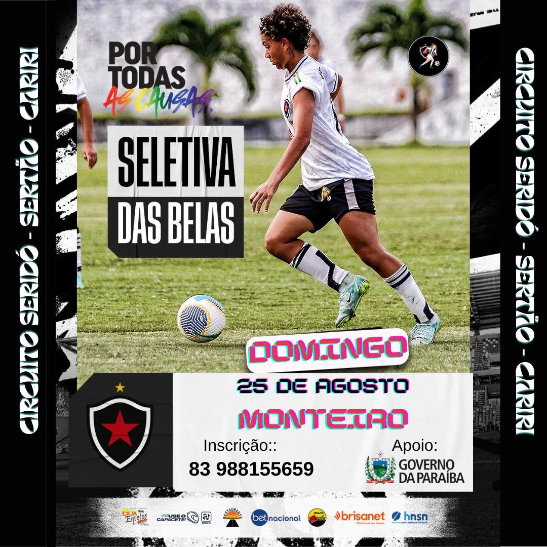 453273492_499384406016677_9045265896488137700_n Equipe feminina do Botafogo da Paraíba fará seletiva na região do Cariri; saiba onde e como se inscrever