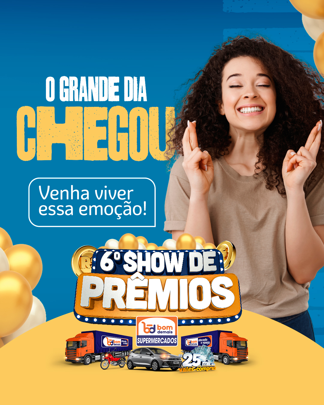 454582819_122161527542093038_1576591213210475647_n Com Show da Banda Gatinha Manhosa, Bom Demais Supermercados realiza neste sábado 6º Show de Prêmios