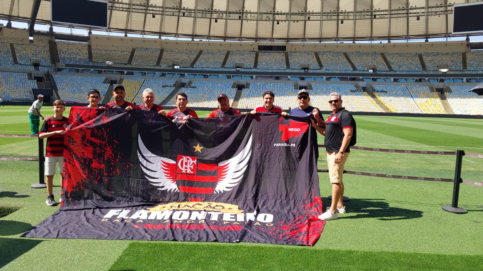 IMG-20240816-WA0159 Torcedores da ‘Fla Monteiro’ vão ao Maracanã assistir a vitória do Flamengo sobre o Bolívar