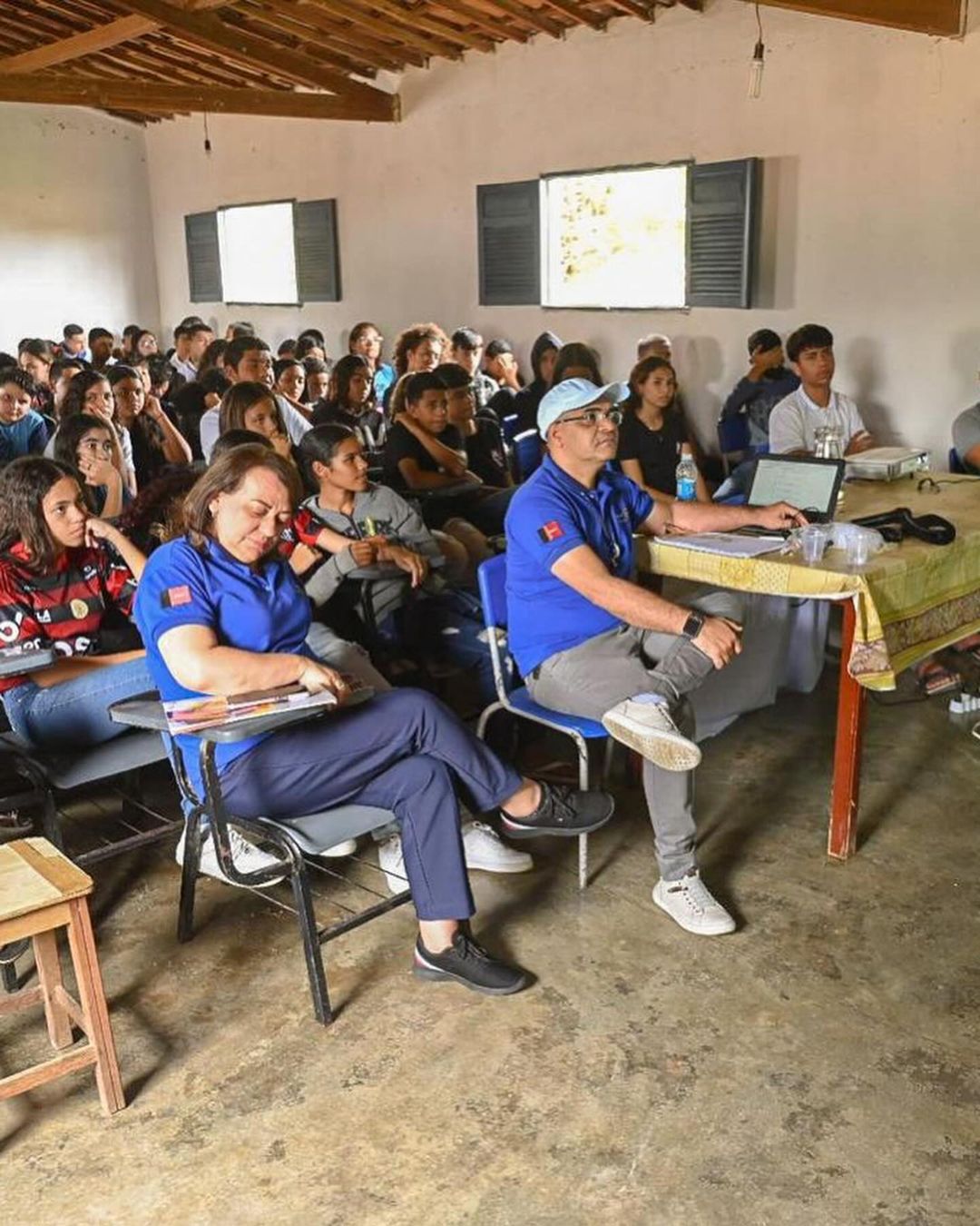 SaveVid.Net_456873451_317192988086981_9156708886071213605_n Comandante do 11º batalhão, major Saulo Tavares palestra no projeto inspirar, em Monteiro