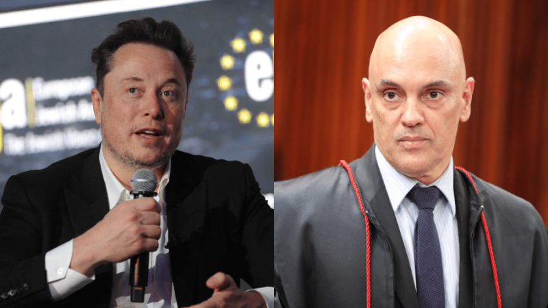 musk-alexandre STF: Alexandre de Moraes manda bloquear Rede X no Brasil