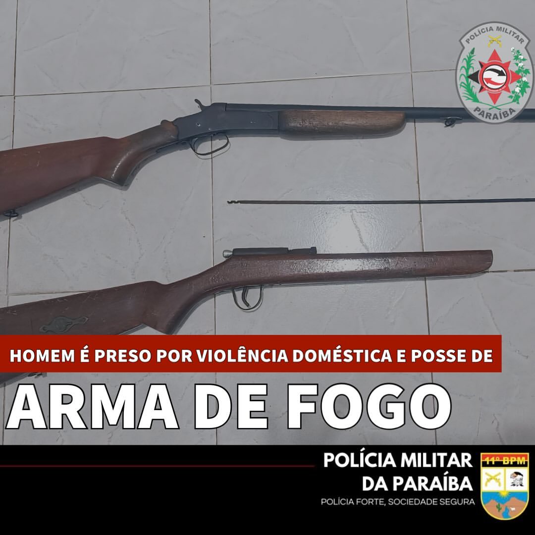 SaveClip.App_457602816_814540720833275_3930581445331927547_n Homem é preso por violência doméstica e posse ilegal de arma de fogo em Monteiro