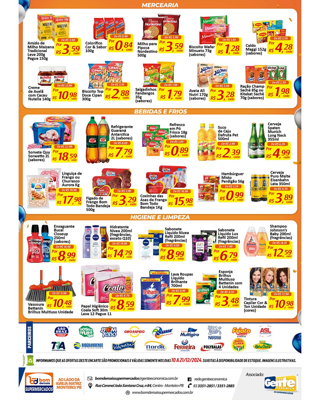 SaveClip.App_469610503_1129495955850336_7188364585236370148_n Bom Demais Supermercados lança encarte com super ofertas e promove 7ª edição do Show de Prêmios