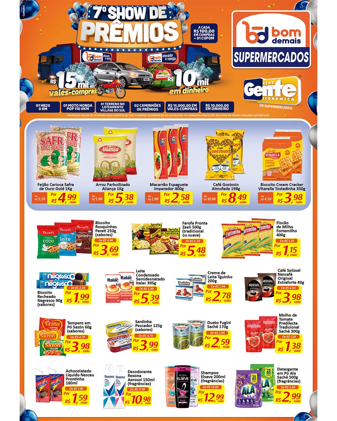 SaveClip.App_469818726_1129495959183669_2908812989578750024_n Bom Demais Supermercados lança encarte com super ofertas e promove 7ª edição do Show de Prêmios