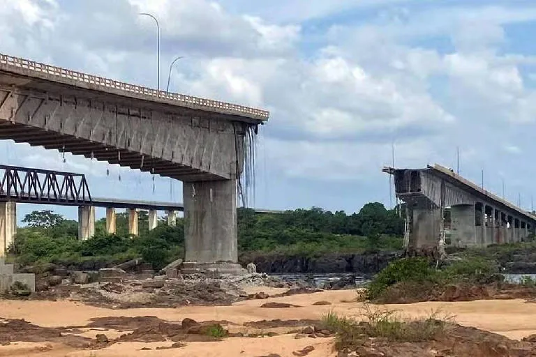 ponte-tocantins Ponte desaba entre Tocantins e Maranhão; uma morte é confirmada