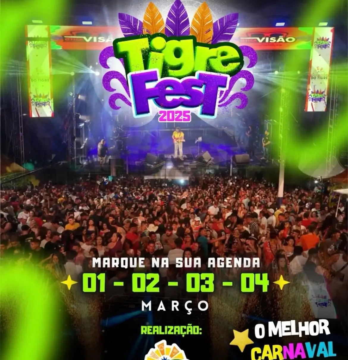 image-1 Carnaval 2025: Prefeito de São João do Tigre anuncia datas do Tigre Fest. Confira