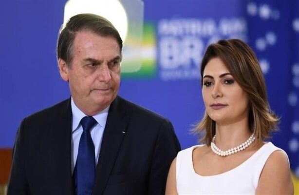 jair_bolsonaro_michelle_bolsonaro-614x400 Michelle vai representar Bolsonaro na posse de Trump